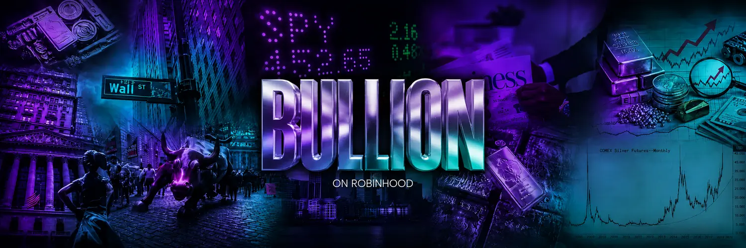 BULLION on Robinhood - Wall Street montage banner